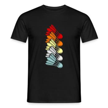 Lustiger Pickleball Badminton Federball - Männer T-Shirt - Schwarz - Vorne - AI Model Male 178 light (178cm)