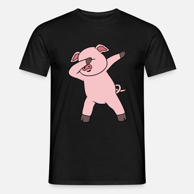 Dabing pig - Men's T-shirt - black