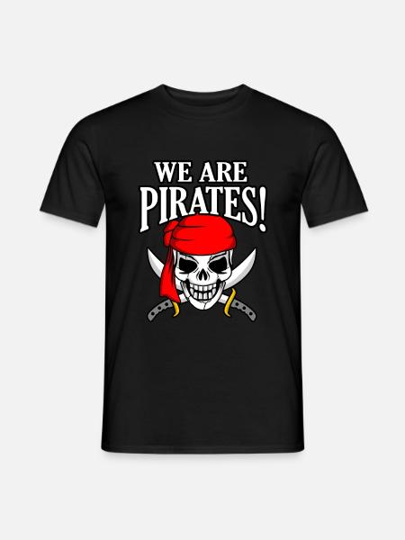 Pirate - Men's T-Shirt - black