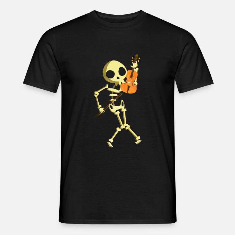 Viola - Männer T-Shirt - Schwarz