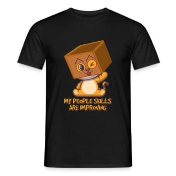 Tigre - T-shirt homme - noir - Devant - AI Model Male 178 light (178cm)
