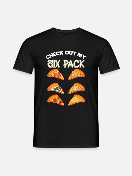 Pizza - T-shirt homme - noir