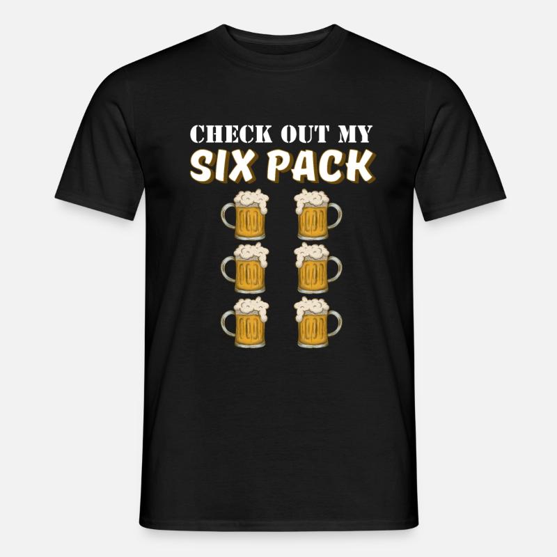 Bier - Männer T-Shirt - Schwarz