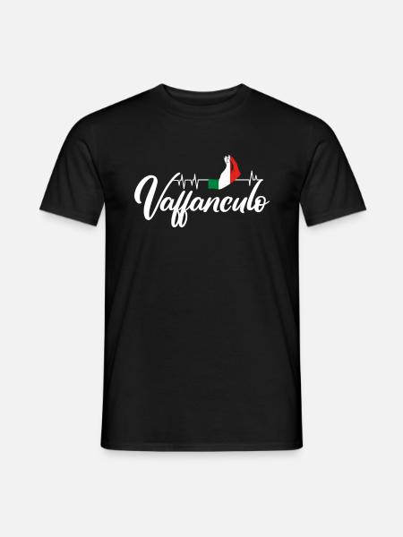 Vaffanculo Heartbeat - T-shirt homme - noir