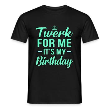 Twerken - T-shirt homme - noir - Devant - AI Model Male 178 light (178cm)