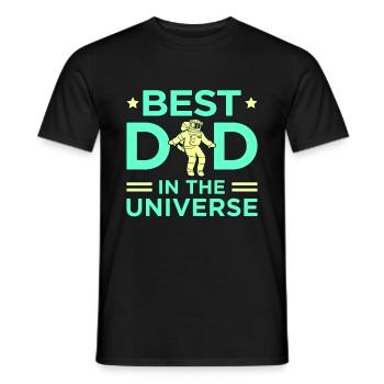 Weltraum - Männer T-Shirt - Schwarz - Vorne - AI Model Male 178 light (178cm)