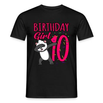 10th birthday - Men's T-Shirt - black - Front - AI Model Male 178 light (178cm)