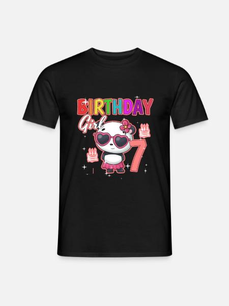 Anniversaire 7 - T-shirt homme - noir