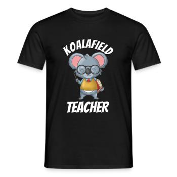 Koala - Men's T-Shirt - black - Front - AI Model Male 178 light (178cm)
