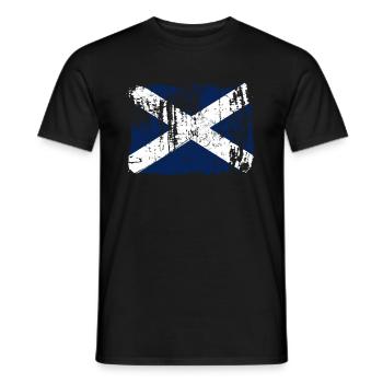 Teneriffa flaggen geschenk - Männer T-Shirt - Schwarz - Vorne - AI Model Male 178 light (178cm)