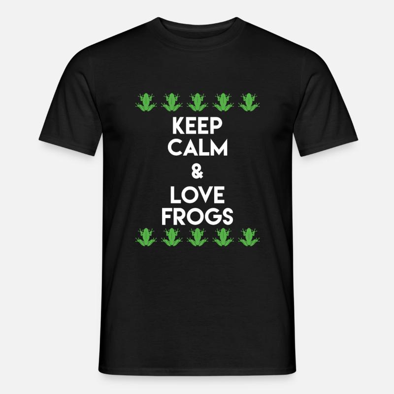 Frösche - Männer T-Shirt - Schwarz