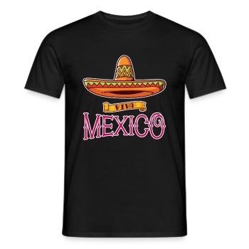 Mexique - T-shirt homme - noir - Devant - AI Model Male 178 light (178cm)
