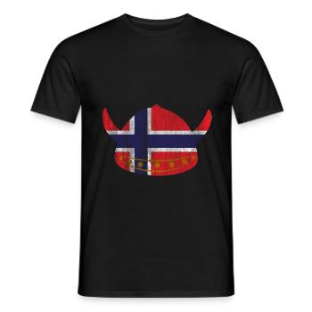 Norwegen Wikinger - Männer T-Shirt - Schwarz - Vorne - AI Model Male 178 light (178cm)