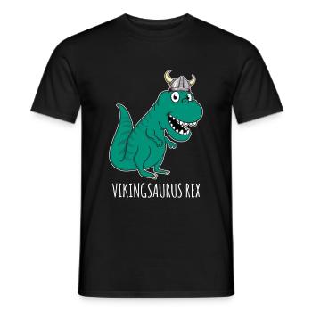 Wikinger Finnland Dino - Männer T-Shirt - Schwarz - Vorne - AI Model Male 178 light (178cm)