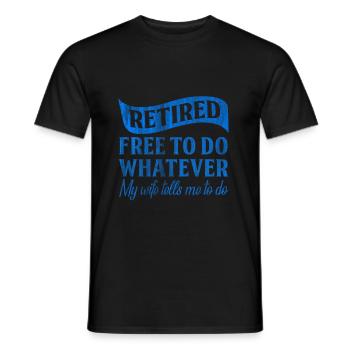 Femme de pension - T-shirt homme - noir - Devant - AI Model Male 178 light (178cm)