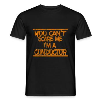 Dirigent - Männer T-Shirt - Schwarz - Vorne - AI Model Male 178 light (178cm)