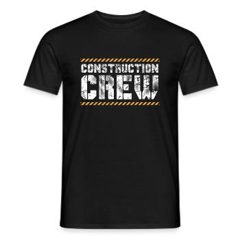 Ouvriers du bâtiment - T-shirt homme - noir - Devant - AI Model Male 178 light (178cm)