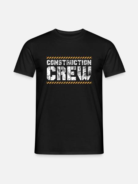 construction worker - Men's T-Shirt - black