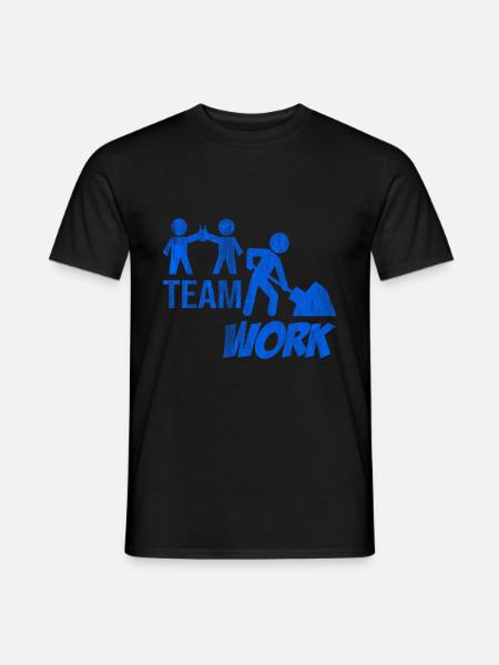 Ouvrier de chantier - T-shirt homme - noir