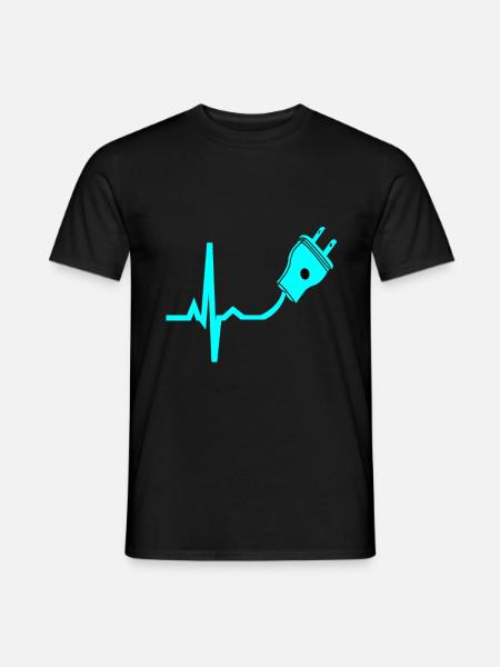 Technologie de l'électricité des électriciens - T-shirt homme - noir