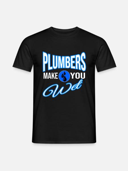 Klempner - Männer T-Shirt - Schwarz