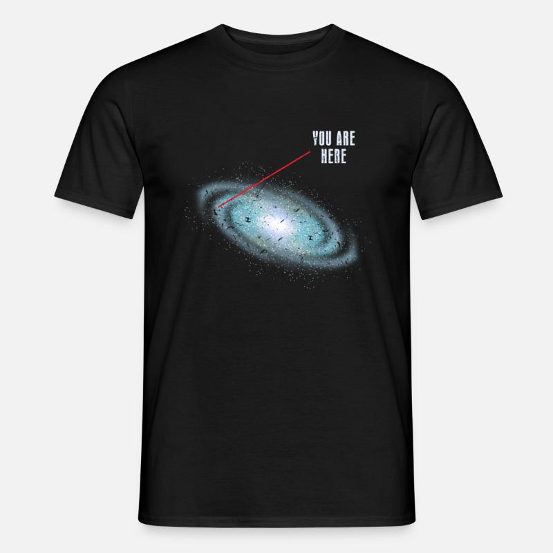 Astronomie Sonnensystem - Männer T-Shirt - Schwarz