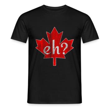 Kanada - Männer T-Shirt - Schwarz - Vorne - AI Model Male 178 light (178cm)