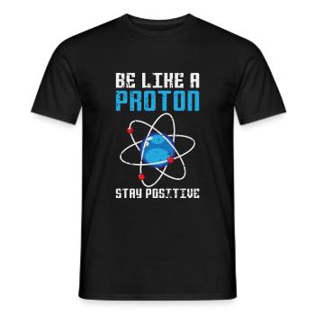 Chimie Proton Positif - T-shirt homme - noir - Devant - AI Model Male 178 light (178cm)