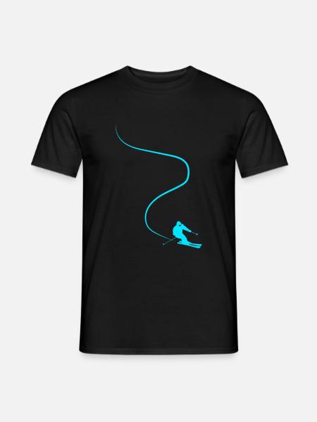 Ski slope - Men's T-Shirt - black