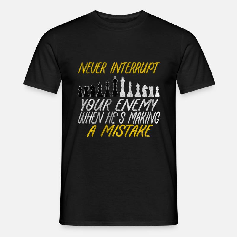 Chess opponents - Men’s T-shirt - black