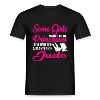 Princesse de judo - T-shirt homme - noir - Devant - AI Model Male 178 light (178cm)