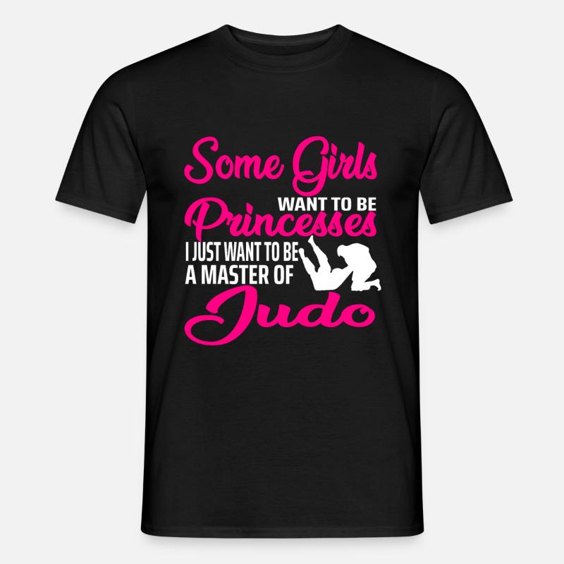 Judo Prinzessin - Männer T-Shirt - Schwarz