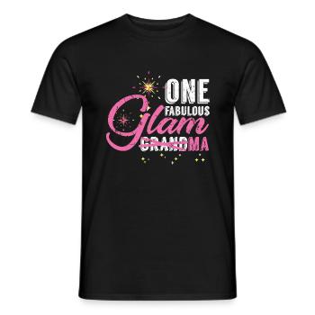 Oma Stil - Männer T-Shirt - Schwarz - Vorne - AI Model Male 178 light (178cm)