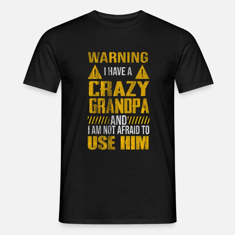 Opa - Männer T-Shirt - Schwarz