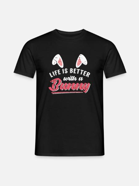 Kaninchen - Mænd T-shirt - sort