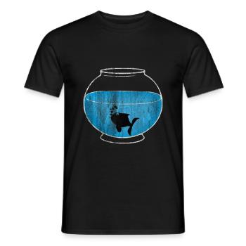 aquarium - T-shirt homme - noir - Devant - AI Model Male 178 light (178cm)