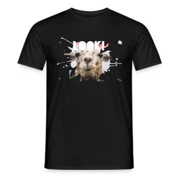 Funny funny funny gift comic - Men's T-Shirt - black - Front - AI Model Male 178 light (178cm)