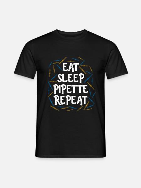 Biology research - Men's T-Shirt - black