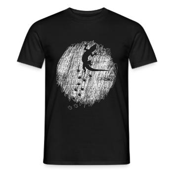 Gecko Reptil - Männer T-Shirt - Schwarz - Vorne - AI Model Male 178 light (178cm)