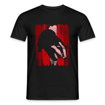 blaireau - T-shirt homme - noir - Devant - AI Model Male 178 light (178cm)