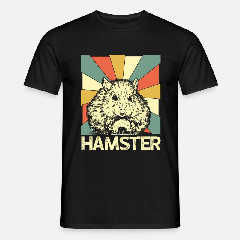 Cuisson hamster hamster - T-shirt homme - noir