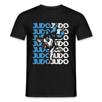 judo - T-shirt homme - noir - Devant - AI Model Male 178 light (178cm)