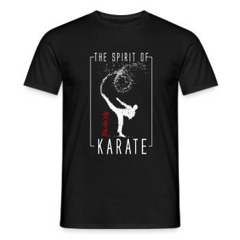 karaté - T-shirt homme - noir - Devant - AI Model Male 178 light (178cm)