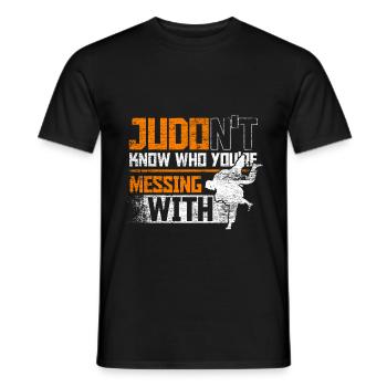 judo - T-shirt homme - noir - Devant - AI Model Male 178 light (178cm)