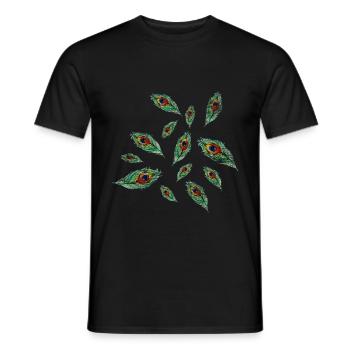 paon - T-shirt homme - noir - Devant - AI Model Male 178 light (178cm)