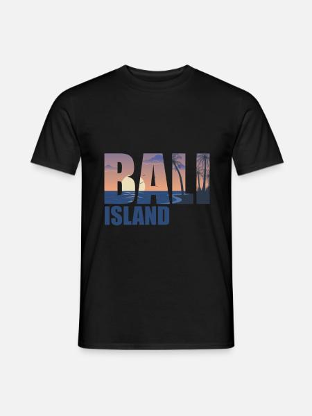 Bali Sunset - Men's T-Shirt - black