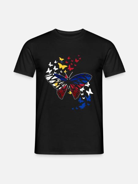 Philippines Butterfly - Men's T-Shirt - black
