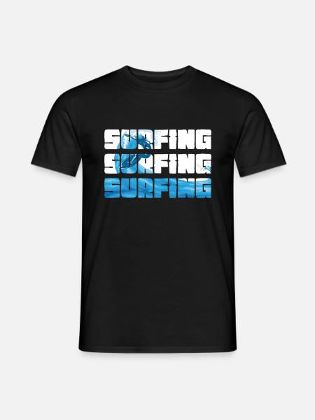 Surfing Sport - Men's T-Shirt - black