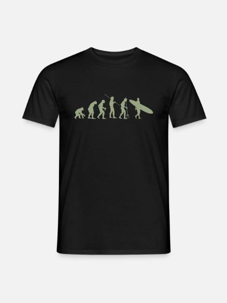 Surfer Evolution - T-shirt homme - noir