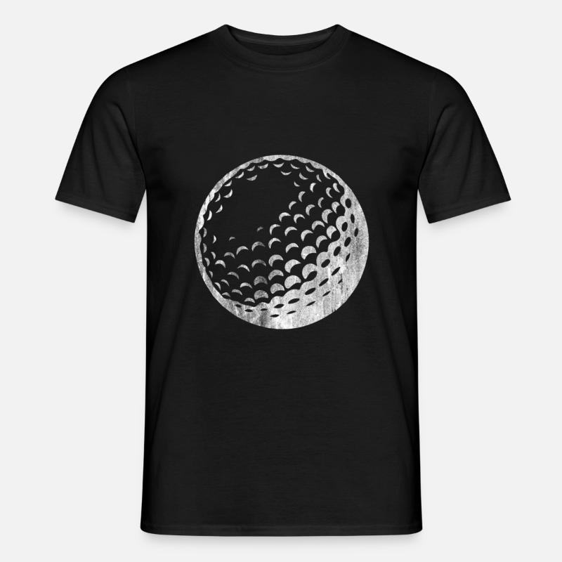 Balle de golf - T-shirt homme - noir